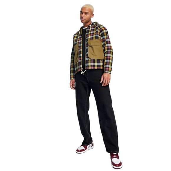 The North Face Other - The North Face TNF Ripstop Wind Hooded Jacket Hoodie Plaid Men's